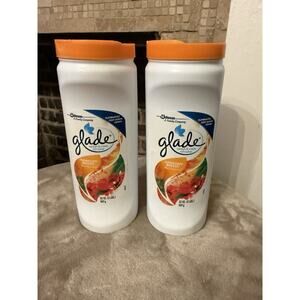 X2 Glade Carpet & Room Refresher HAWAIIAN BREEZE Orange Eliminates Odors, 32oz